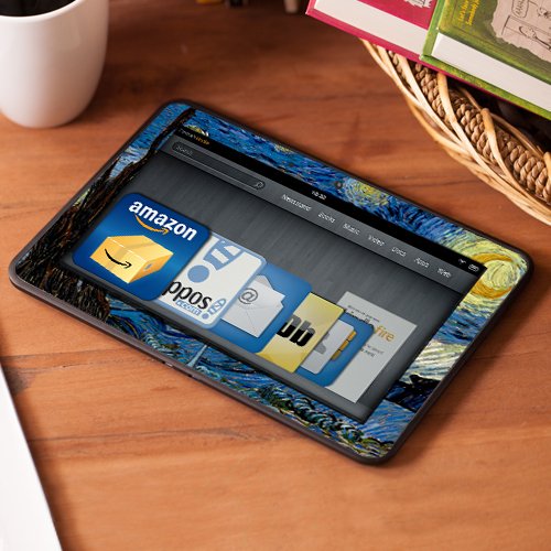 Fire HDX 8.9 Decal/Skin Kit, Starry Night, Van Vough (will fit 3rd and 4th generation)