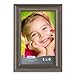 Icona Bay 4 by 6 Inch Picture Frames (4x6, 12 Pack, Hickory Brown Wood Finish), Photo Frame Set For Wall Hang or Table Top, Lakeland Collection