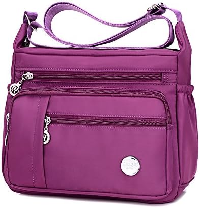 Casual Crossbody Bags for Women with Pockets Water Resistant Lightweight Nylon Shoulder Bags