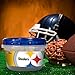 Ziploc Twist 'n Loc Containers for Food Storage and Meal Prep, Small, 2 Count, Pack of 3 (6 Total Containers), NFL Pittsburgh Steelers