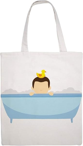 Bolsa de la compra, color natural, ideal para impresión o pintura de