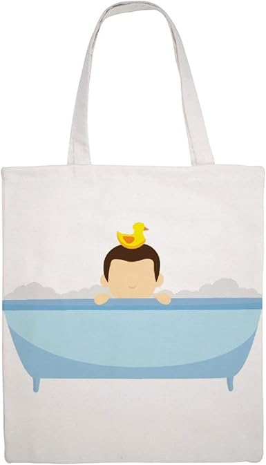 Bolsa de la compra, color natural, ideal para impresión o pintura de