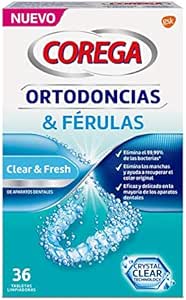 Corega Tabletas Limpiadoras para Férula Dental y Ortodoncia ...
