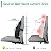 Mkicesky Lumbar Support Back Pillow for Office Chair / Car,  Memory Foam Back Support Cushion with Full Posture Corrector - Relief Lower Back Pain (Black)