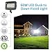 SZGMJIA 60W LED Flood Light With Knuckle, Dusk to Dawn Outdoor, Ultra Brightness Daylight 7800lm 300W Equivalent, Waterproof Security for Yard Garden Playground