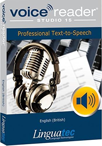 Voice Reader Studio 15 English (British) – Professional Text-to-Speech