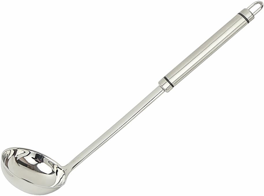 HeyLR Stainless Steel 18/8 Kitchen Utensil Tool Small Soup Ladle With Ergonomic Handle