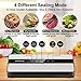 Vacuum Sealer, Bifrecho Food Saver Vacuum Sealer Machine, Automatic Vaccume Sealer Machine, Compact Vacuum Packing Machine, Seal A Meal Vacume Food Sealer w/ Built-in Cutter, Removable Drip Tray, Roll