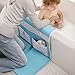 AQUATOPIA, Safety Bath-Time Cushioned Easy Kneeler & Detachable Elbow Rest, Blue