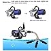 Hurbo 1.6HP Portable Stainless Steel Lawn Sprinkling Pump Water Pump Shallow Well Pump for Garden Irrigation and Pressure Booster