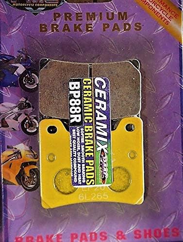 Ceramix Ceramic REAR BRAKE Pads Fits RZ FZR XJ RZ FJ FZ YX FZR YZF FZX XV TDM GTS XVS YAMAHAPREMIUM