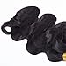ZILING Brazilian Virgin Hair Body Wave with Lace Closure 3 Bundles with Closure(12 14 16 w 12 Free Part )