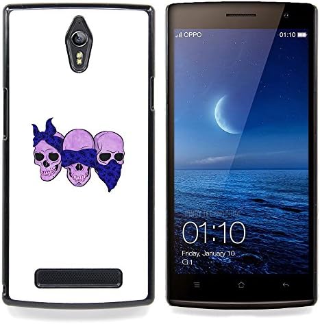 Scarf Bikers Motorcycle Death Skull Designed Hard Plastic Protective Case King Case For Oppo Find 7 X9007