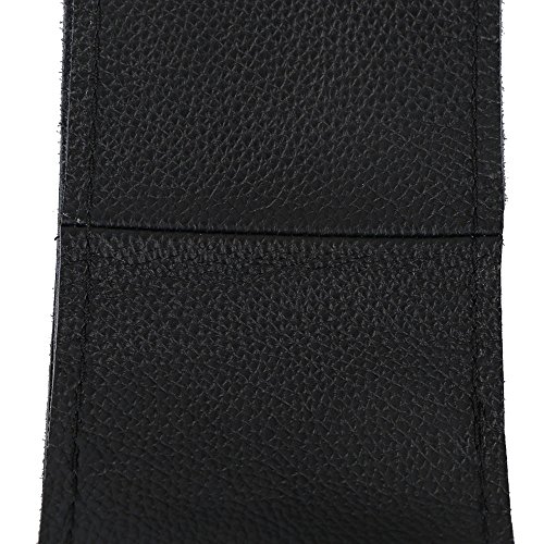 O SHI CAR Buttermilk Skin Steering Wheel Cover Universal, Classical DIY Soft Sew Car Steering-wheel Case With Needle And Thread For Diameter 14.5-15.3 Inch Black