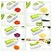 Vegetable Slicer Dicer WEINAS Food Chopper Cuber Cutter, Cheese Grater Multi Blades for Onion Potato Tomato Fruit