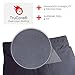 VIPER Compression Knee Sleeve Leg Support (Full Length) - TruCore 3-Layer Wicking, Non Slip Inner Bands - Basketball, Running, Weight Lifting, Crossfit, Arthritis (SINGLE) (Black, Large)