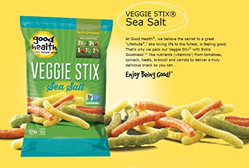 image for Good Health Veggie Stix, Sea Salt, 1 oz. Bag, 24 Pack - Gluten Free, C