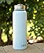 MIRA 18 Oz Stainless Steel Vacuum Insulated Wide Mouth Water Bottle | Thermos Keeps Cold for 24 hours, Hot for 12 hours | Double Walled Powder Coated Travel Flask | Light Blue