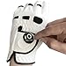 FINGER TEN Men’s Golf Glove Left Hand Right with Ball Marker Value 2 Pack, Weathersof Grip Soft Comfortable, Fit Size Small Medium ML Large XL (Medium, Worn on Left Hand)