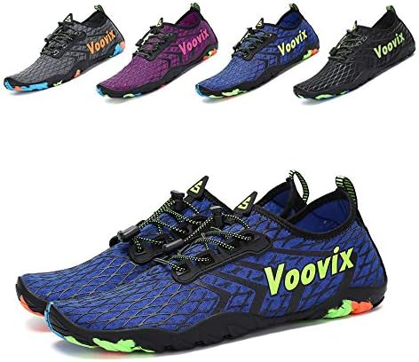 Leaproo Men Women Water Shoes Aqua Socks Barefoot Swim Yoga Surf Shoes for Beach Pool Diving Walking