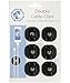 Blue Key World Cable Clips - Cord Holders - Wire Hooks - Clutter Free Desk, No More Lost Wires on Floor - 6 Pack - Cord Management and Organizer - Desk, Home, Office, Cubicle, Nightstand, Car - Gift