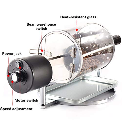 TTFGG 600G Kaffeeröster Kaffeebohnen,Kaffeebohne Röstmaschine Haushaltsbackenmaschine Kaffeebohnen Röstmaschine, Für… – Bild 3