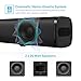 Sound Bar, Bluetooth Surround Sound Bar speaker 29.5-Inches 2.0 Channel Home TV Soundbar with 50 Watts Speakers Wired and Wireless for TV/PC/Tablet/Smartphone (Included 3.5mm Audio Cable, Dual Connect
