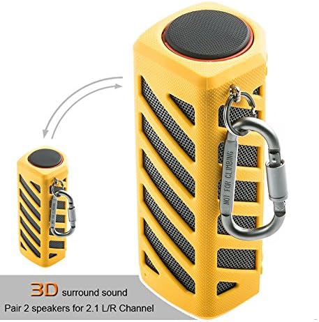 Hapyia Wireless Bluetooth Speaker - Yellow