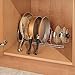 mDesign Kitchen Cabinet Storage Organizer for Skillets, Pans - 17