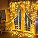 [ 6 PACK ] LED Starry String Lights, Poshei 30 Leds Christmas Lights 10ft/3M Flexible Copper Wire Light Battery Operated Decorative Lighting for Bedroom Patio Christmas Wedding Parties ( Warm White )