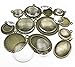 ALLinONE Mixed Cabochon Frame with Glass Dome Setting Tray Pendant for DIY Jewelry Making