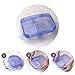 Silicone Stretch Lids, 12 Packs Reusable Seal Food Reusable Covers Lids for Bowls, Durable, Heat Resistant Storage Covers Fit Various Sizes and Shape of Containers, Dishwasher & Freezer Safe
