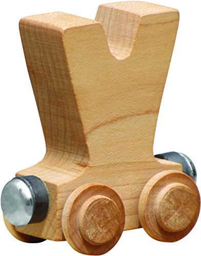 NameTrain Clear Finish Letter Car V - Made in USA