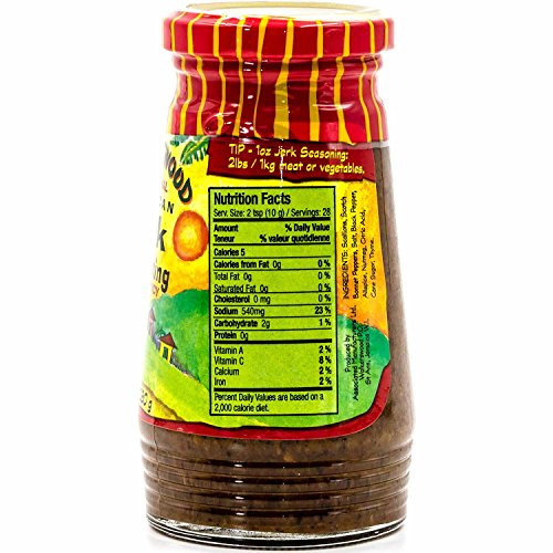 Walkerswood Traditional Jamaican Jerk Seasoning, 10 oz., Hot & Spicy, Versatile Jerk Seasoning
