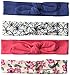 Touched by Nature Baby Girls' Organic Cotton Headbands, Flower, 0-24 Months