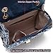 Dasein Women's Designer Quilted Crossbody Bags Twist Lock Shoulder Bags Satchel Handbags w/ Chain Strap
