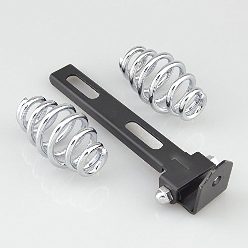 DLLL Uinversal Motorcycle Solo Seat 3'' Springs Bracket Mounting Kit for Harley Custom Softail Chopper Bobber Honda Yamaha Kawasaki Suzuki and Triumph Rigid Build or Any Custom Applications - Thumbnail 5