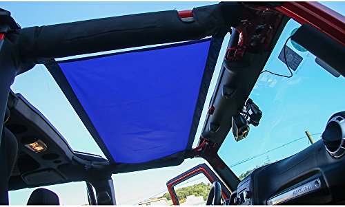 Car Roof Rest Bed Hammock for Jeep Wrangler & Wrangler Unlimited JK (Blue)
