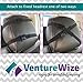 Baby Backseat Car Safety Mirror, Largest High Quality Shatterproof Clear Reflection, Wide View of Rear Facing Back Seat Infant, Child Safe, Adjustable, Perfect Shower Gift for Mom by VentureWize