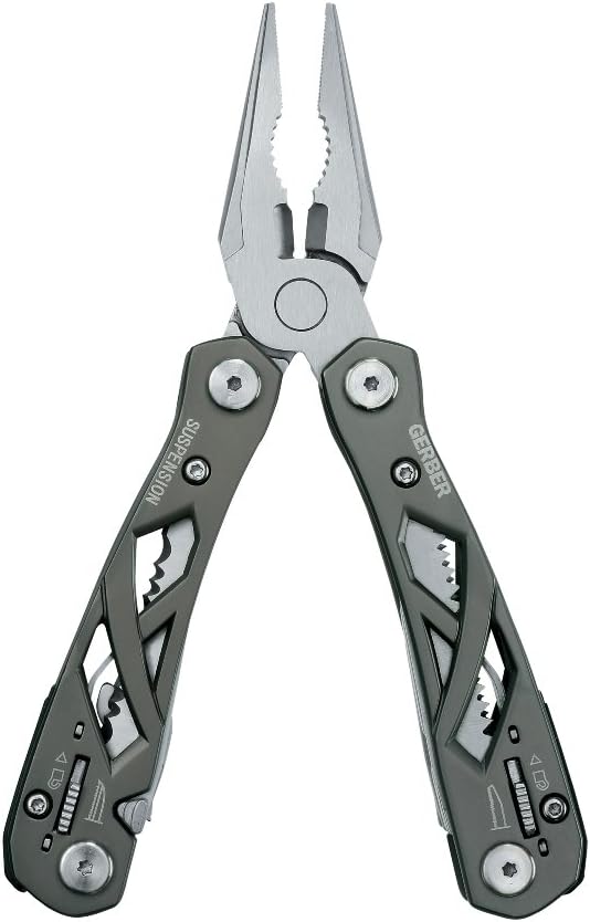 Gerber Suspension Multi-Plier [22-01471], Titanium, Medium - Multitools - 