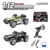 Vatos RC Trucks Remote Controls RC Cars Off Road High Speed 4WD 40km/h 1:12 Scale 50M Remote Control 2.4GHz Electric Vehicle Buggy Trucks with LED Night Vision VL-BG1513B-B(Black)(BLACK)
