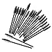 UNKE 25 PCS Disposable Eyelash Mascara Brushes Wands Applicator Makeup Brush Kits