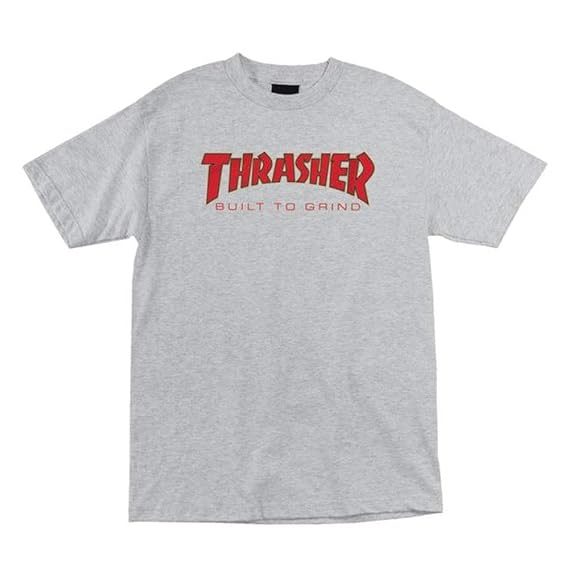 maglietta thrasher grigia
