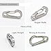 BANG TI Build Your Custom Keychain Titanium Heavy Duty Mini Carabiners Quick Release Hooks