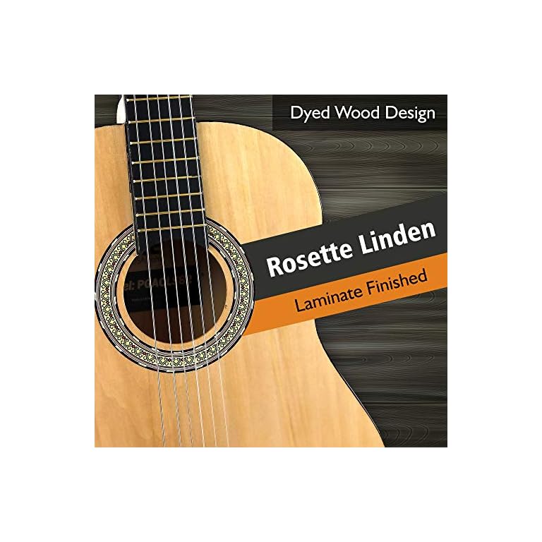 Pyle Classical Acoustic Guitar Kit, 3/4 Junior Size Instrument for Beginner Kids, Adults, 36