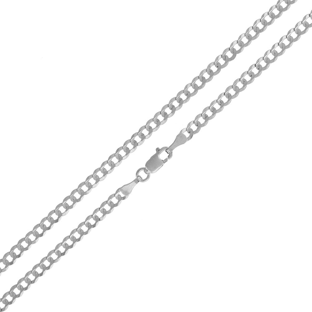Necklace Chain 16-24 14K White Gold 3mm 