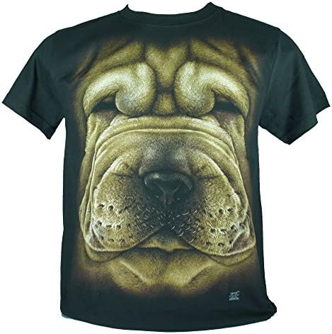 Plutoshirt| Charpais Dog Big Face Extra Large Size Xl New! T-Shirt Tee (A261)
