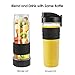 CHULUX Smoothie Blender with BPA-Free Travel Bottles (20+14 Oz),Electric Personal Blender Stainless Steel 4-Blade for Juice,Shakes and Baby Food,300W