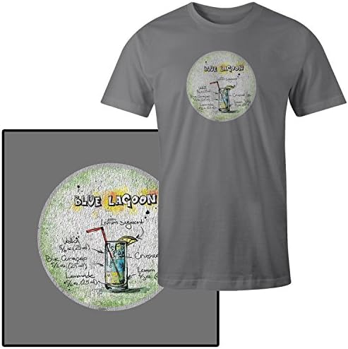 Blue Lagoon Drink Illustration T-Shirt