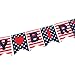 Stars and Stripes Happy Birthday Banner, National Flag Style Banner for 4th of July Decorations Patriotic Decorations Birthday Party,Party Decorations